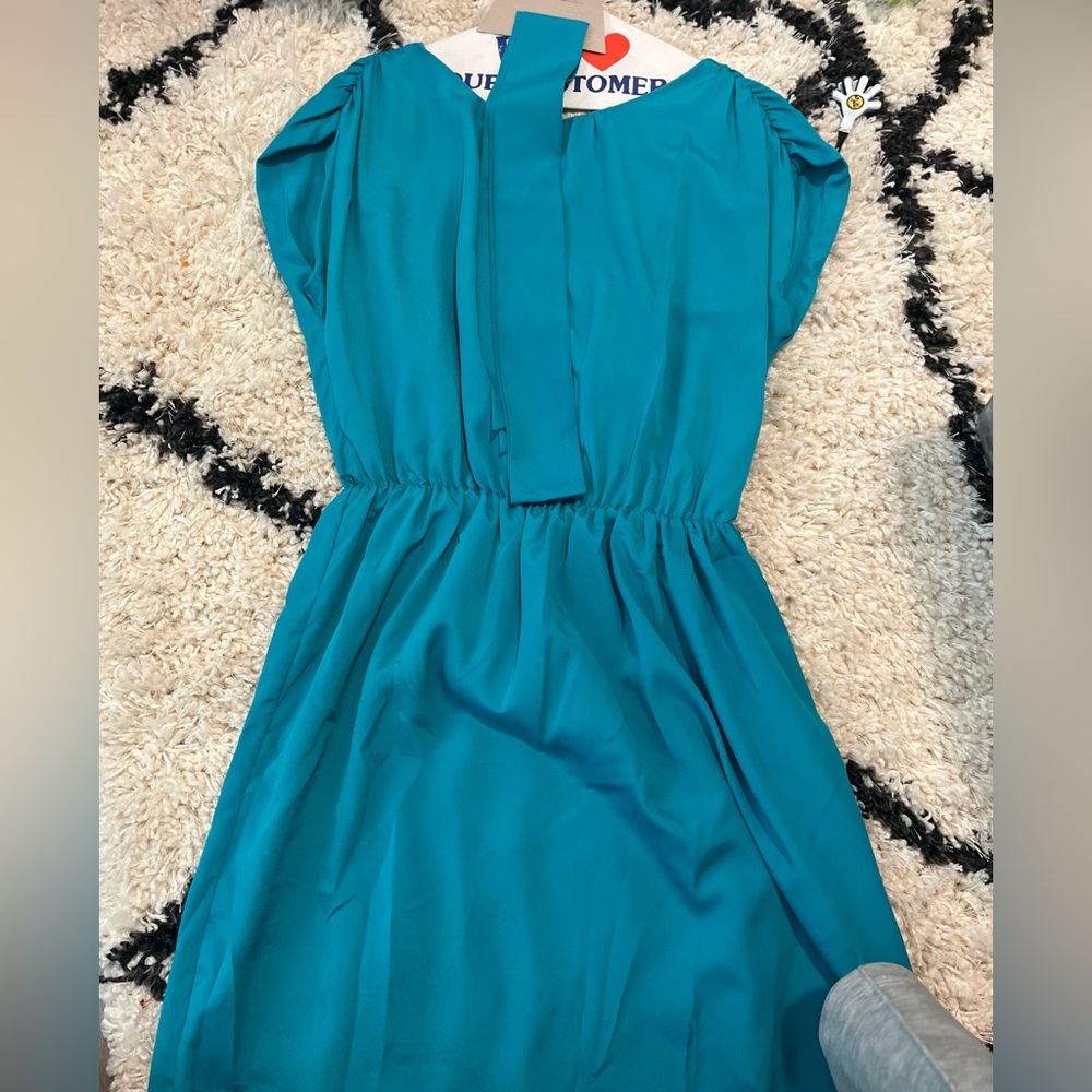 Teal Sleeveless Dress